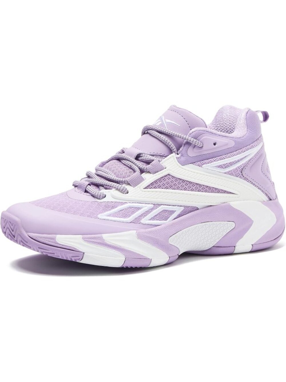 Mens Orchid Bloom Zone Breaker High Top Sports Lace Up Sneakers Basketball Shoes